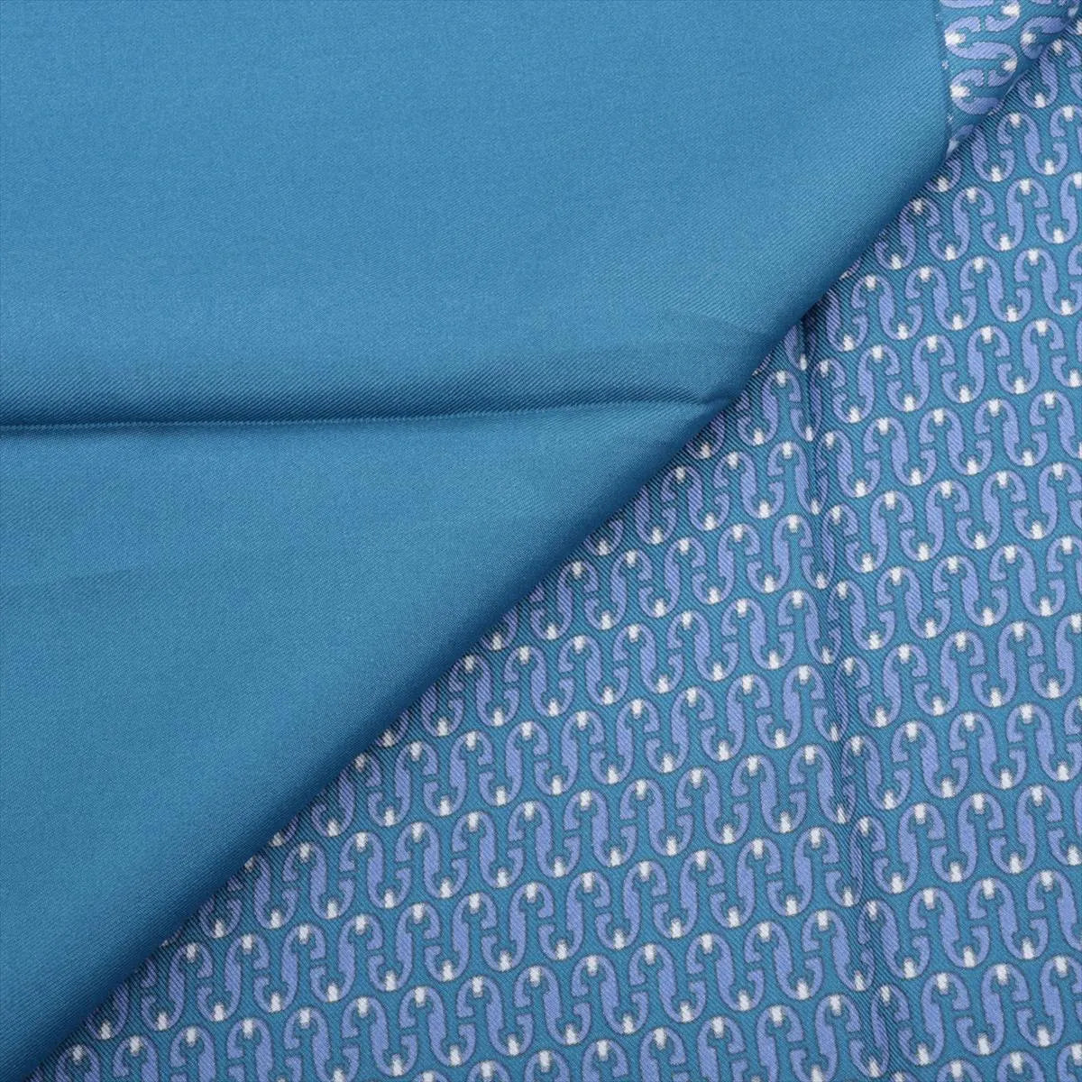 Hermes Chaine d'Ancre Scarf Blue