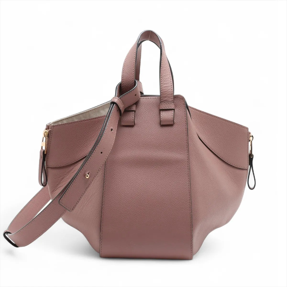 Loewe Hammock Small Leather Handbag Old Rose