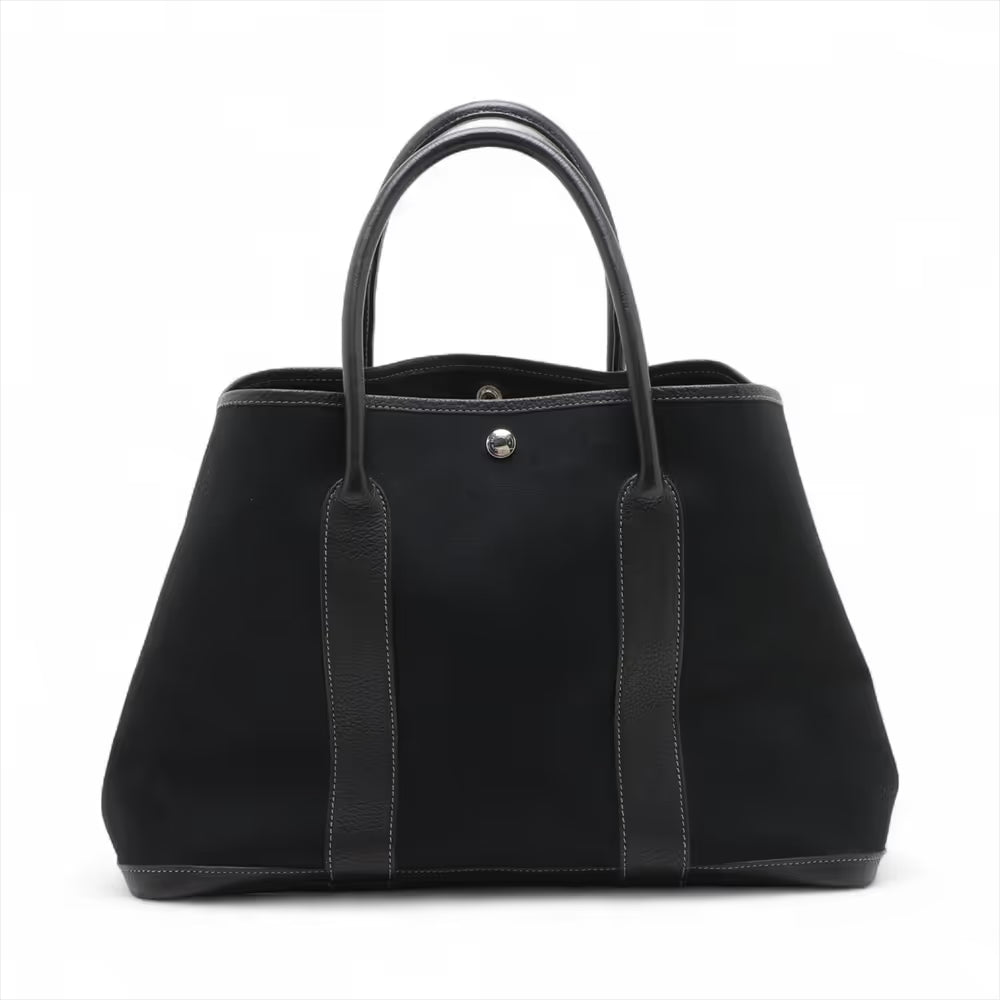 Hermes Garden Party 36 PM Toile Officier × Negonda Black