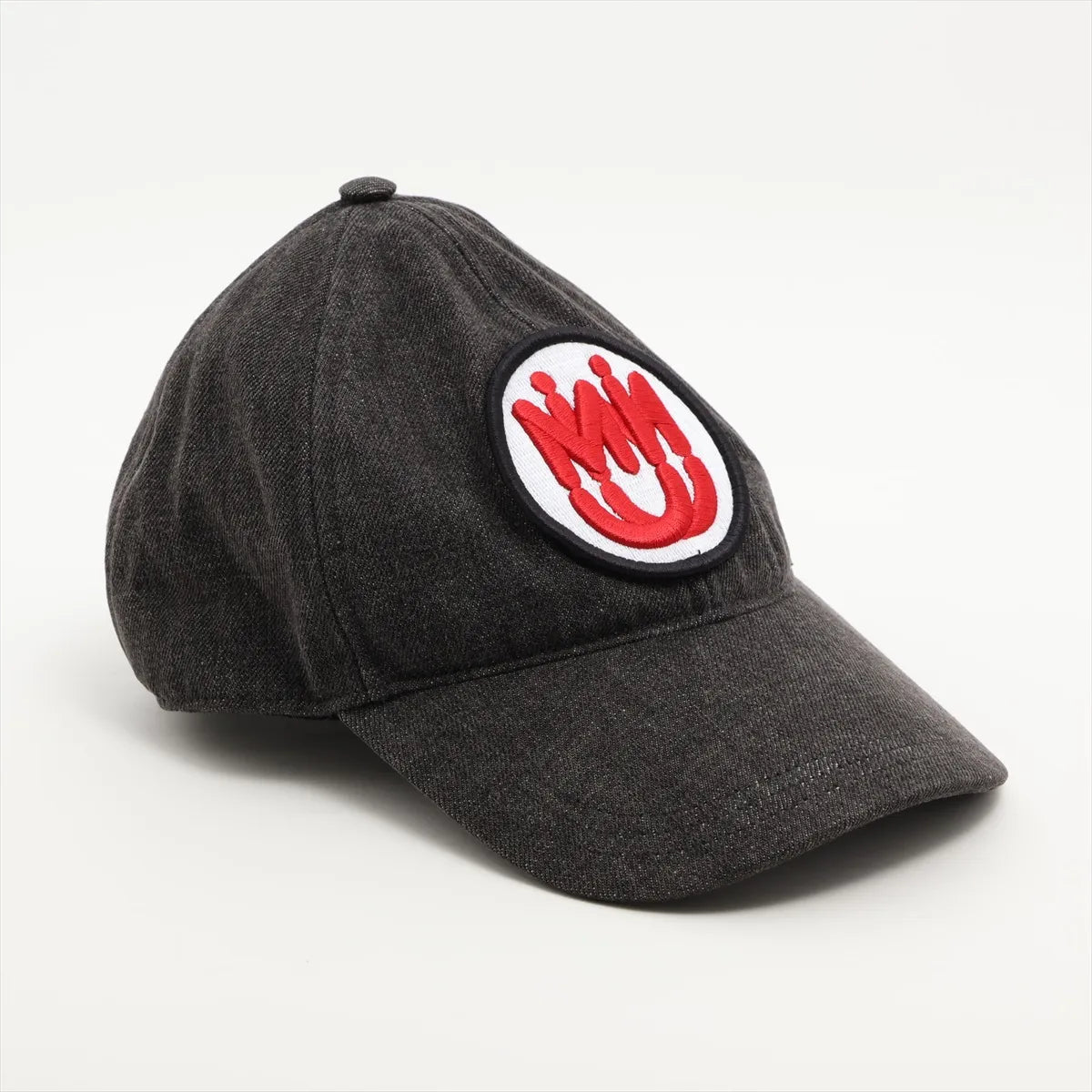 Miu Miu Logo Cap Cotton Black