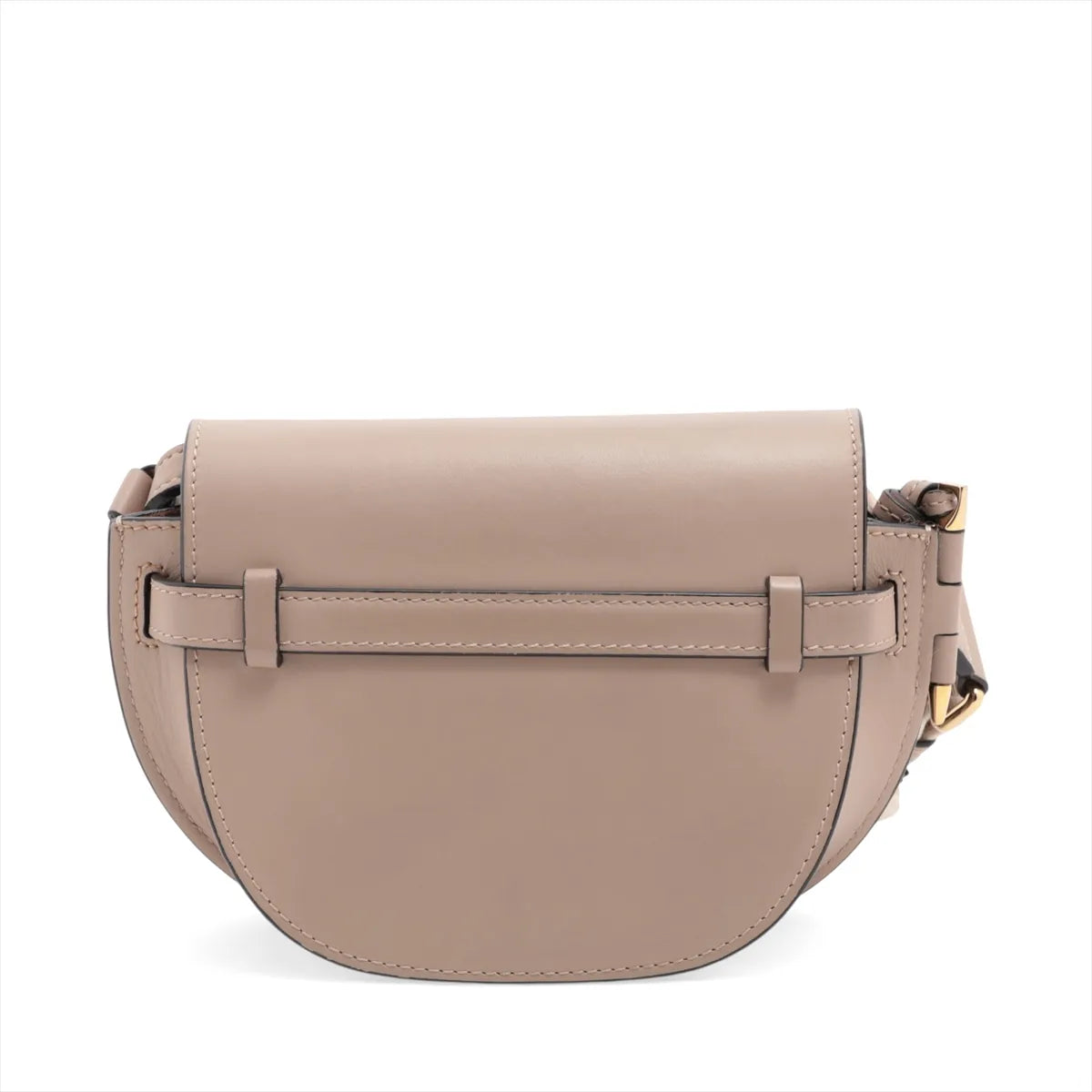 Loewe Gate Dual Mini Leather Shoulder Bag Brown x Beige