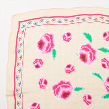Load image into Gallery viewer, Second Hand Chanel Camelia Floral Silk Scarf