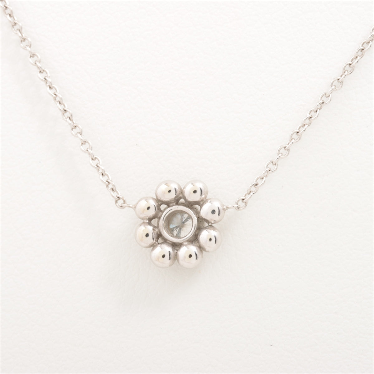 Tiffany & Co. Paloma Picasso Diamond Daisy Jolie  Bead  Necklace White Gold