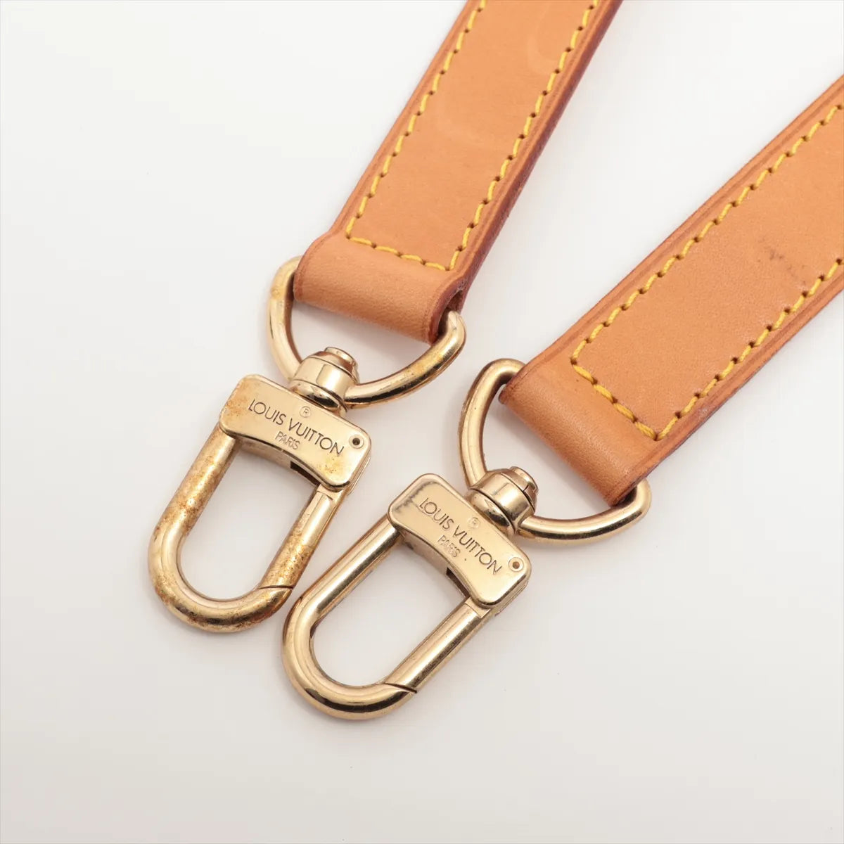 Louis Vuitton Leather Shoulder Strap Brown