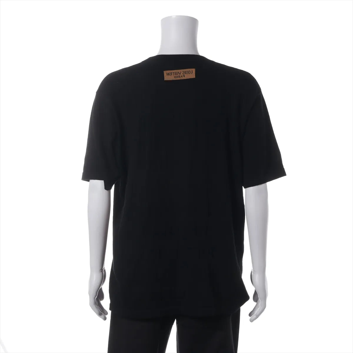 Louis Vuitton Cotton Silk Knitwear T-shirt Black