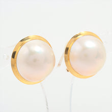 Load image into Gallery viewer, #1 Mabe Round Pearl Clip-on Earings