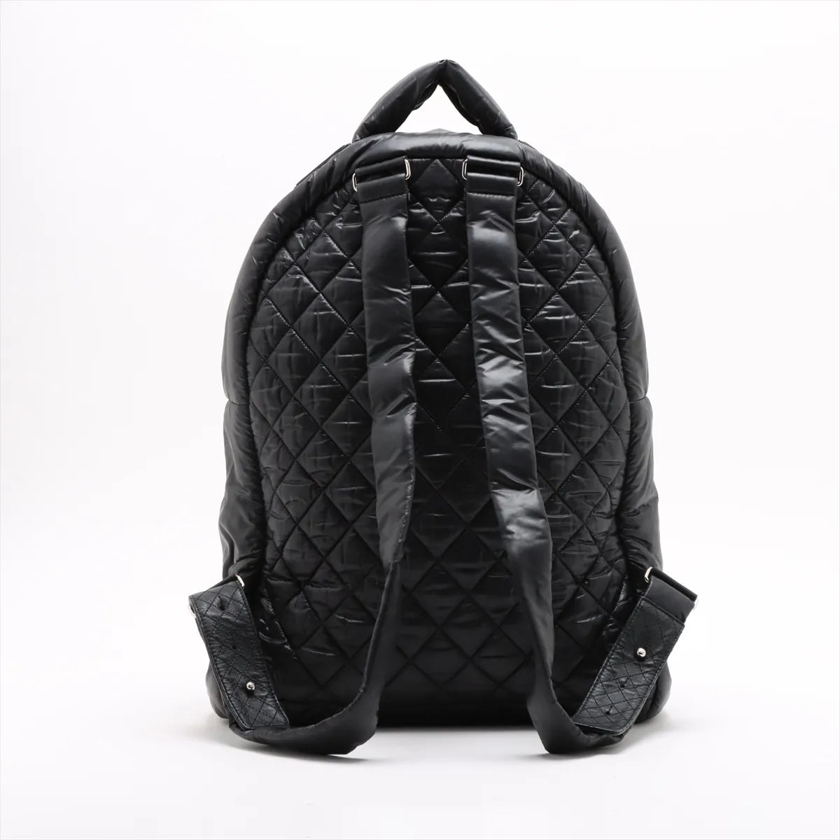 Chanel CC Logo Matelasse Cocoon Nylon Backpack Black