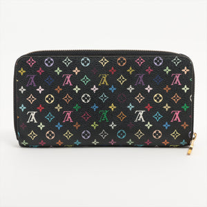 #1 Louis Vuitton Black Multicolor Zippy Wallet