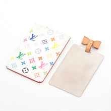 Load image into Gallery viewer, Louis Vuitton Multicolor Etui Mirror Card Case White