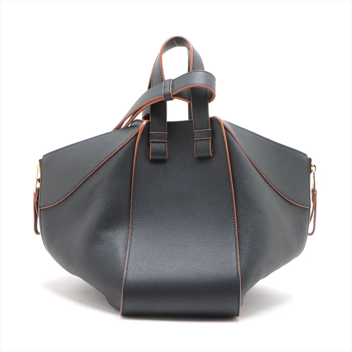 Loewe Hammock Small Leather Two-Way Handbag Black