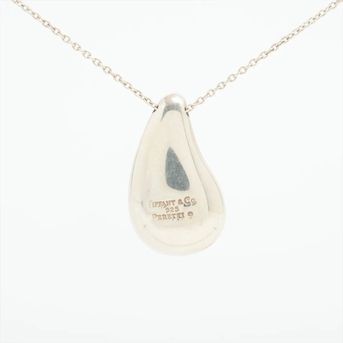 Tiffany & Co. Teardrop Pendant Necklace Silver