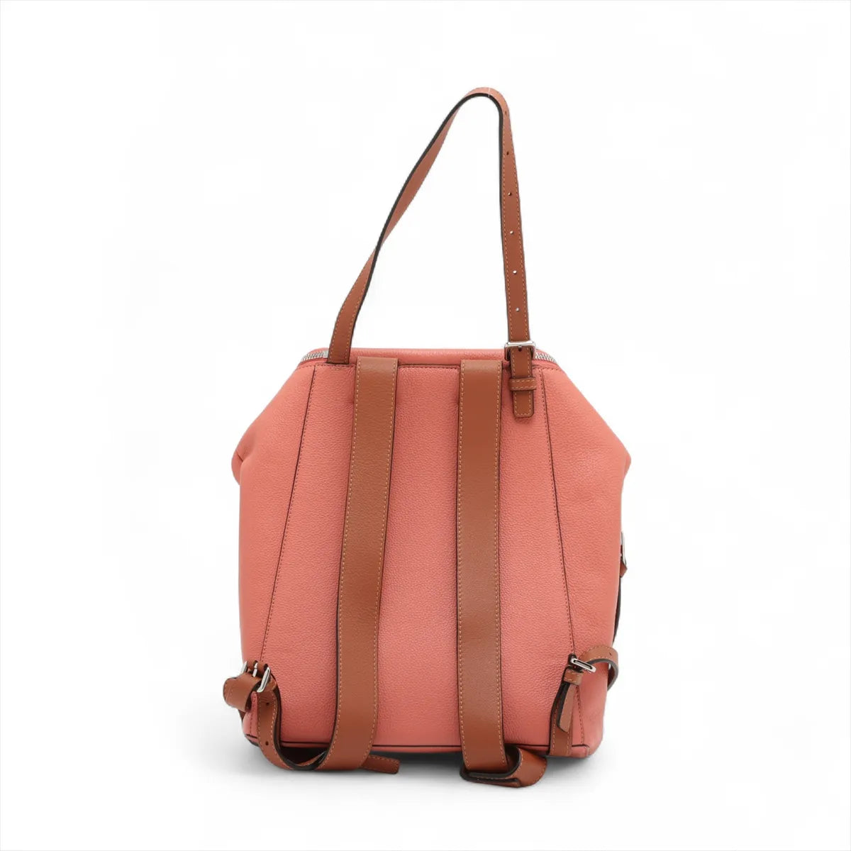 Loewe Goya Leather Backpack Orange