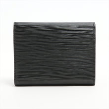 Load image into Gallery viewer, Louis Vuitton Epi Portefeuille Victorine Black