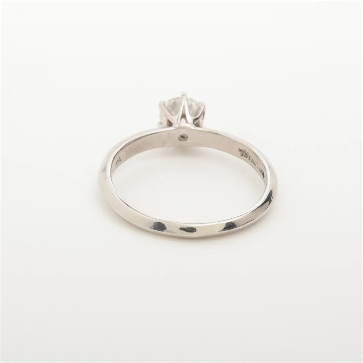 Tiffany & Co. Solitaire Diamond Ring Platinum