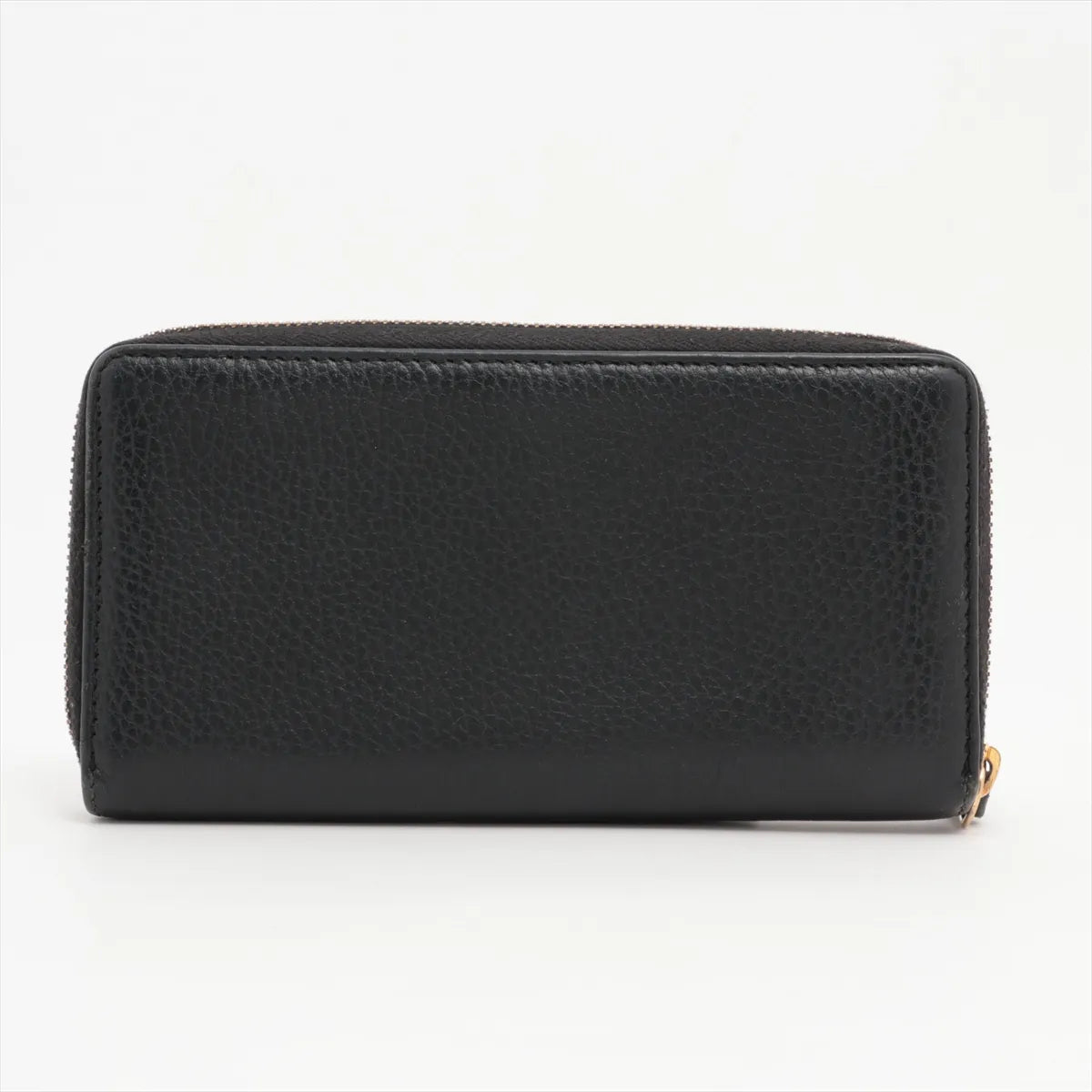 Gucci GG Marmont Leather Zip Round Wallet Black