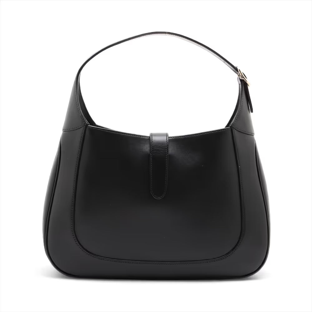 Gucci Jackie Leather Shoulder Bag Black