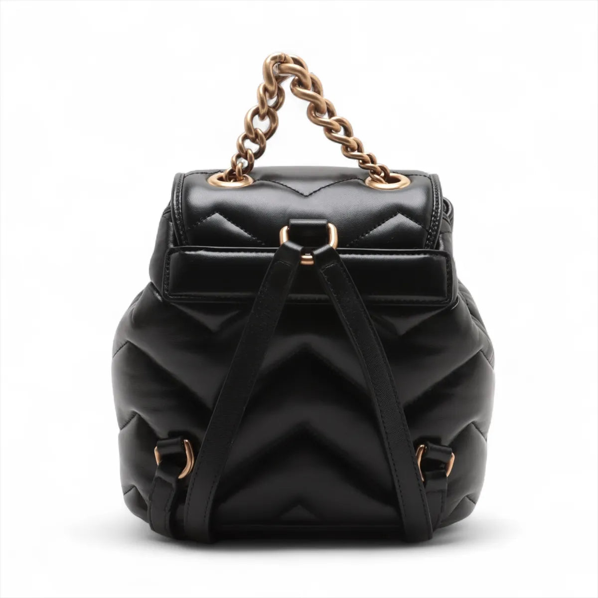 Gucci GG Marmont Leather Backpack Black