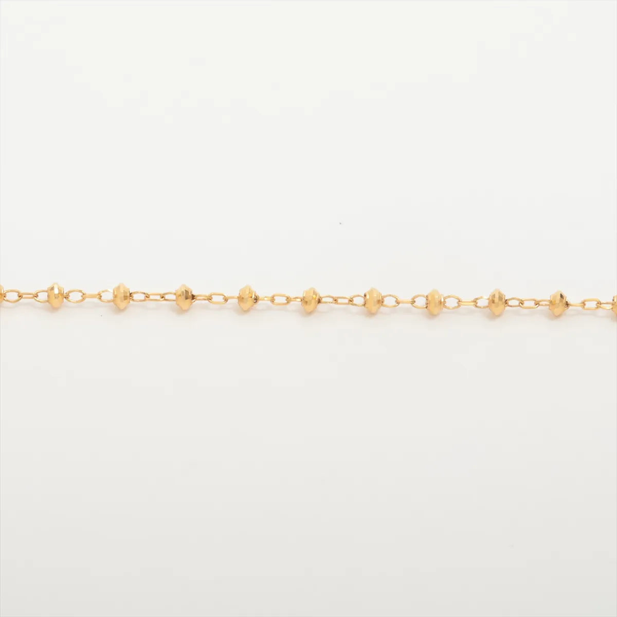Station Bead Bracelet Yellow Gold