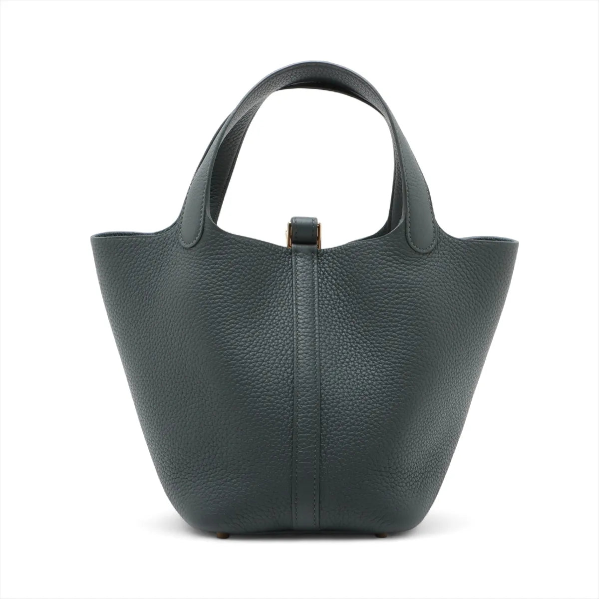 Hermes Picotin Lock 18 PM Taurillon Clemence Vert Mangrove