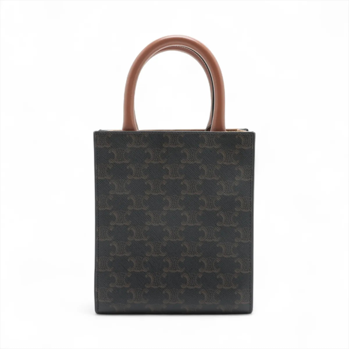 Celine Triomphe Mini Vertical Hippopotamus Shoulder Bag Black x Brown * PREORDER *