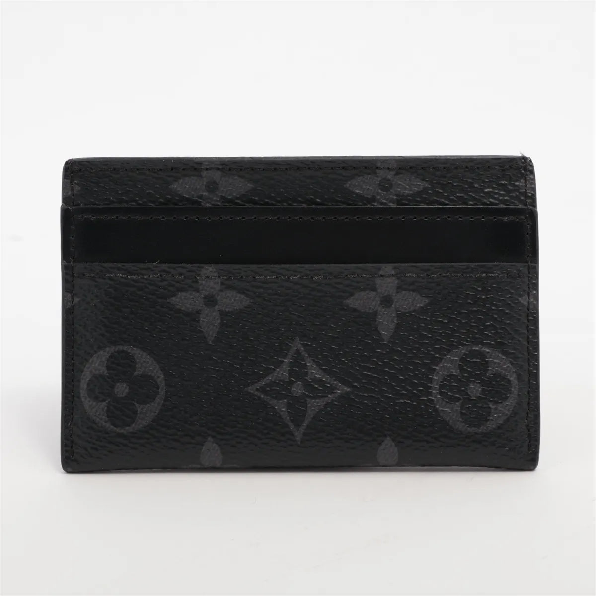 Louis Vuitton Monogram Eclipse Double Card Case Black