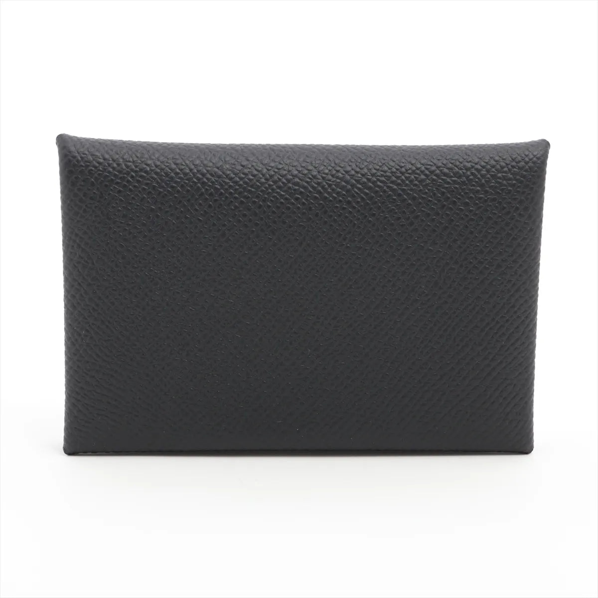Hermès Calvi Veau Epsom Card Case Black