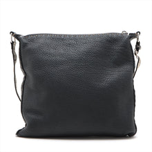 Load image into Gallery viewer, Fendi Selleria Leather Crossbody Bag Black