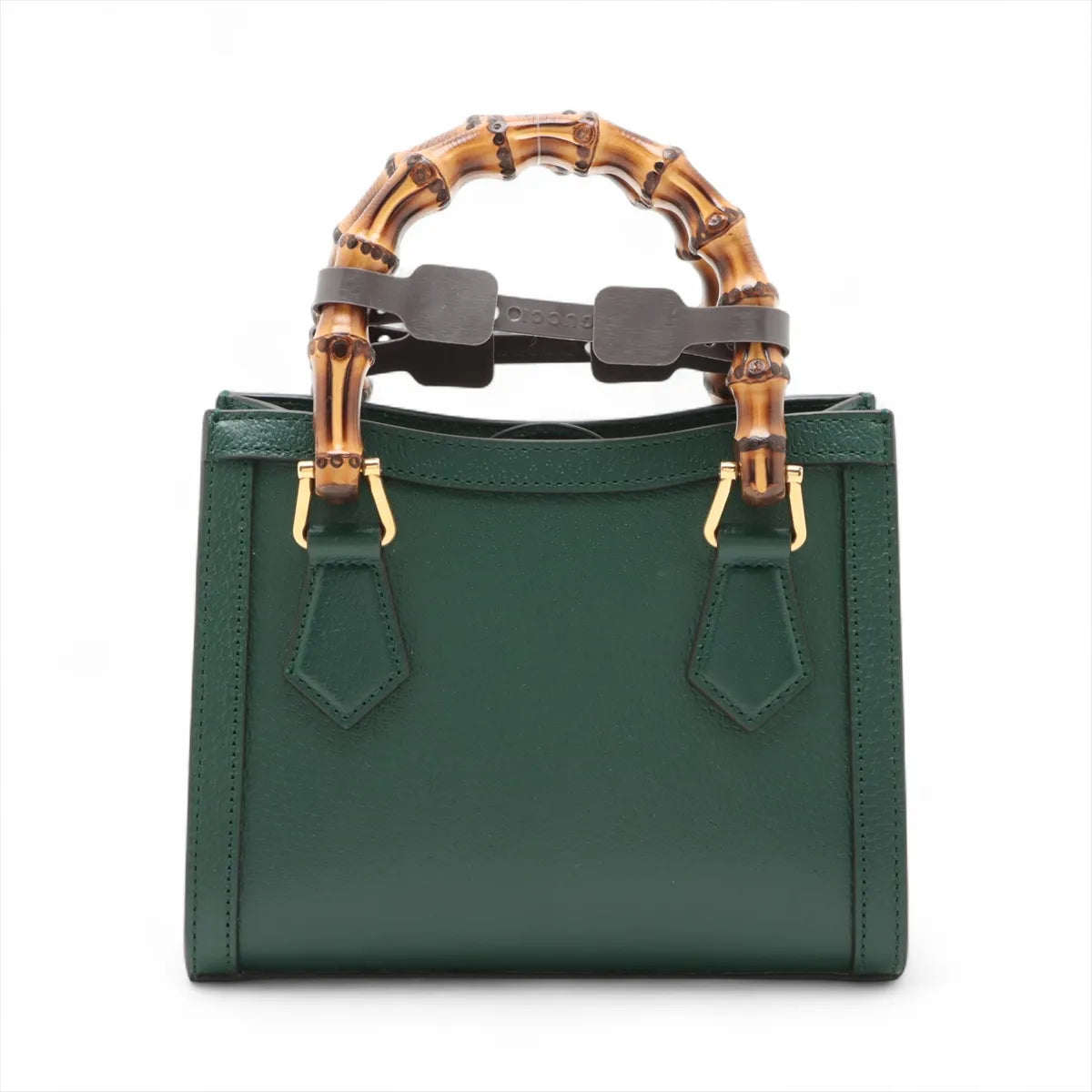 Gucci Bamboo Diana Leather Two-Way Handbag Green