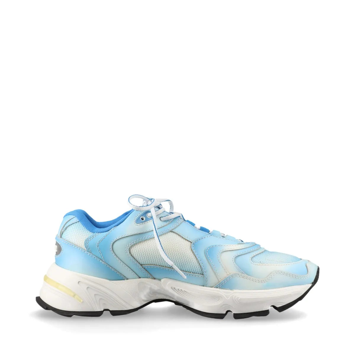 Dior CD1 Leather Fabric Men's Sneakers Blue x White