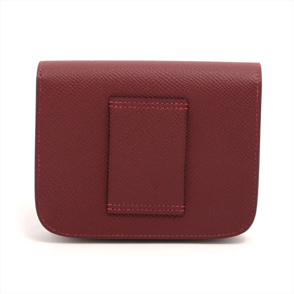 Hermes Constance Slim Veau Epsom Coin Purse Red