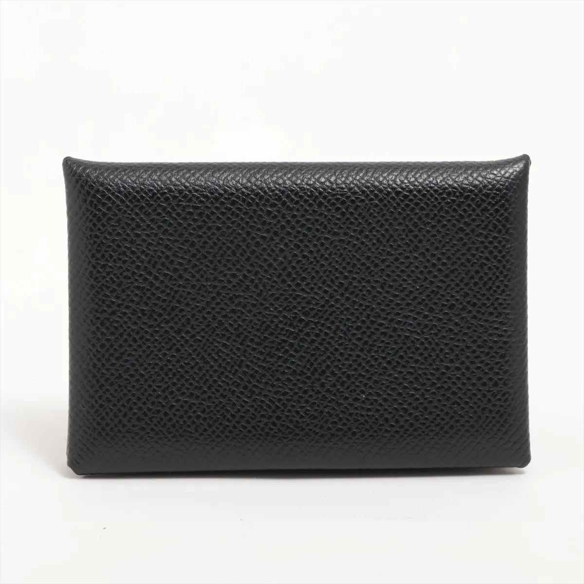 Hermès Calvi Veau Epsom Card Case Black