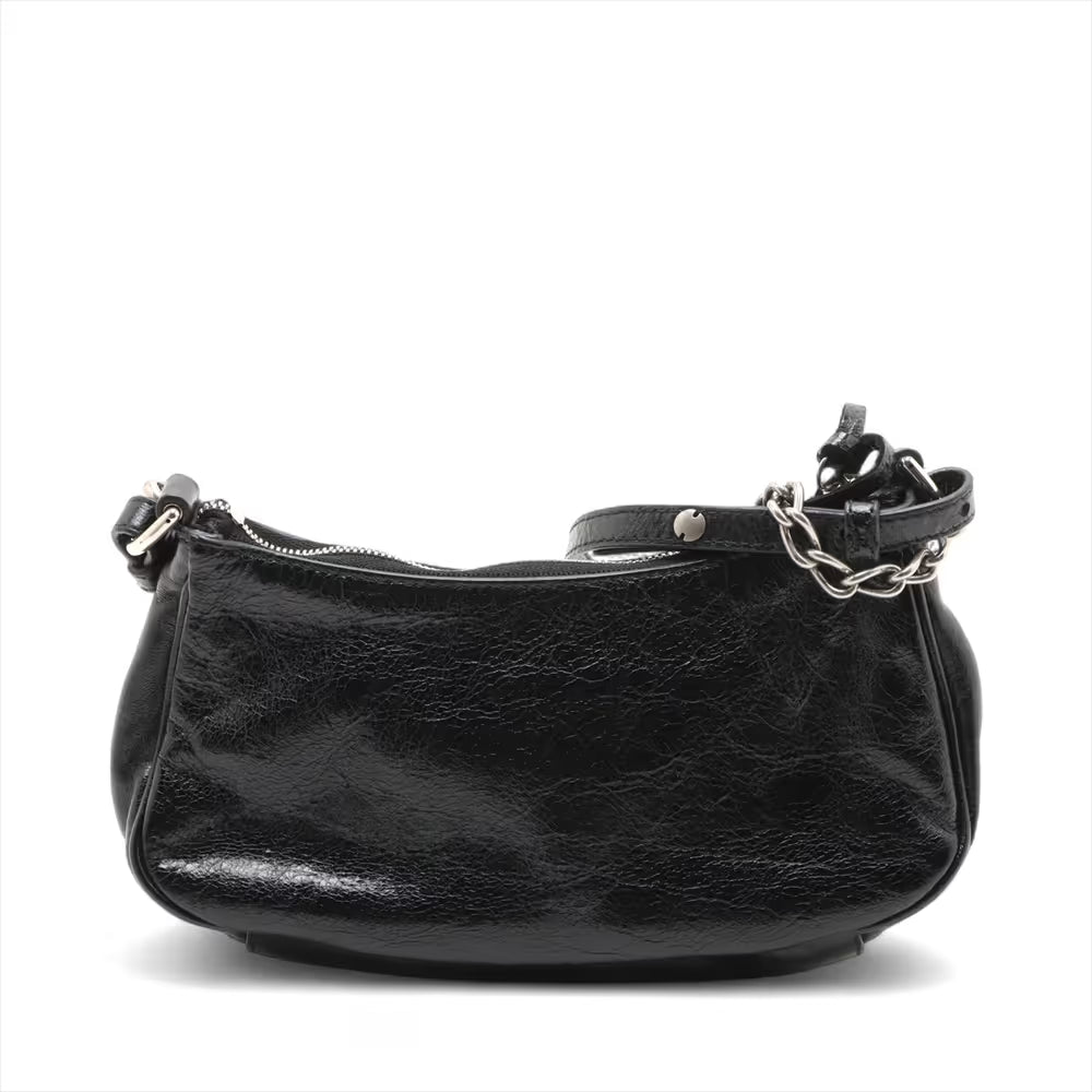 Balenciaga Le Cagole Mini Leather Two-Way Shoulder Bag Black
