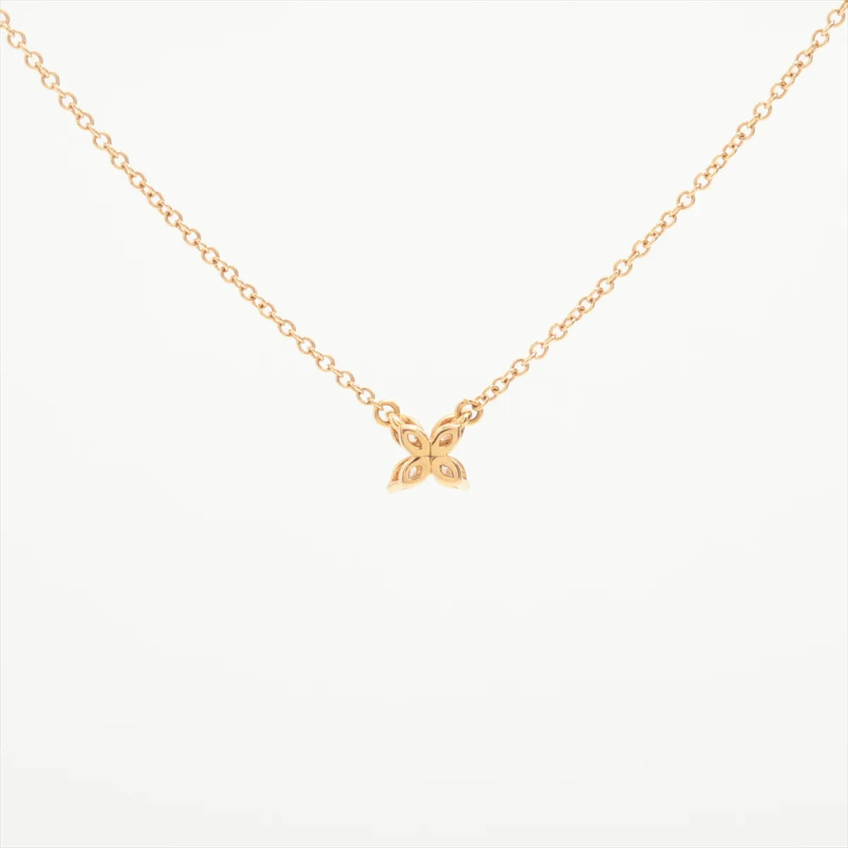 Tiffany & Co. Victoria Mini Diamond Necklace Yellow Gold