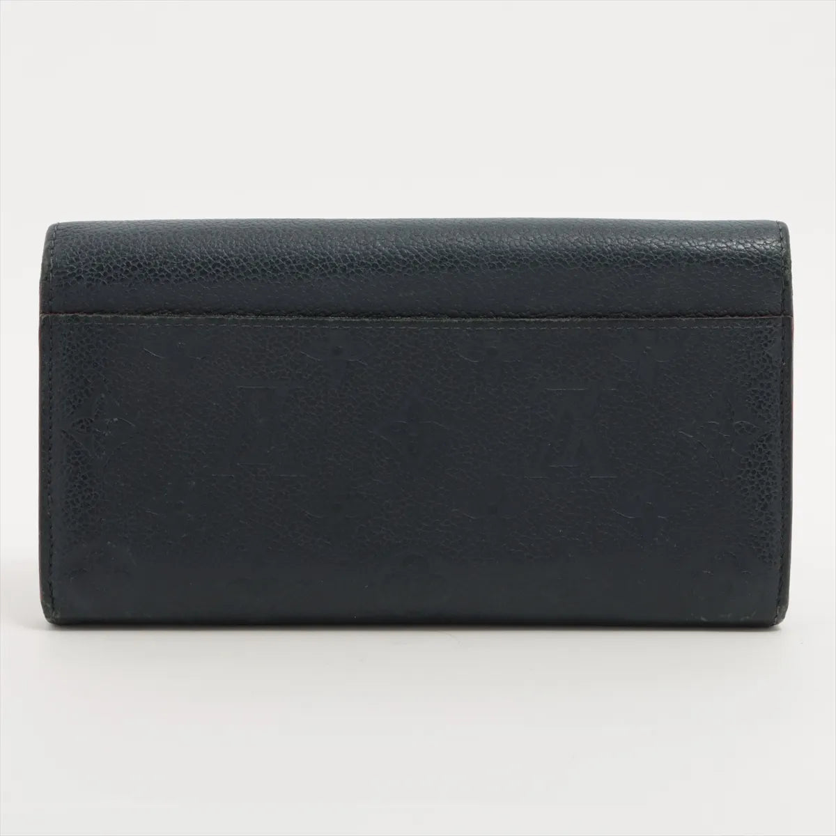 Louis Vuitton Monogram Empreinte Sarah Wallet Marine Rouge