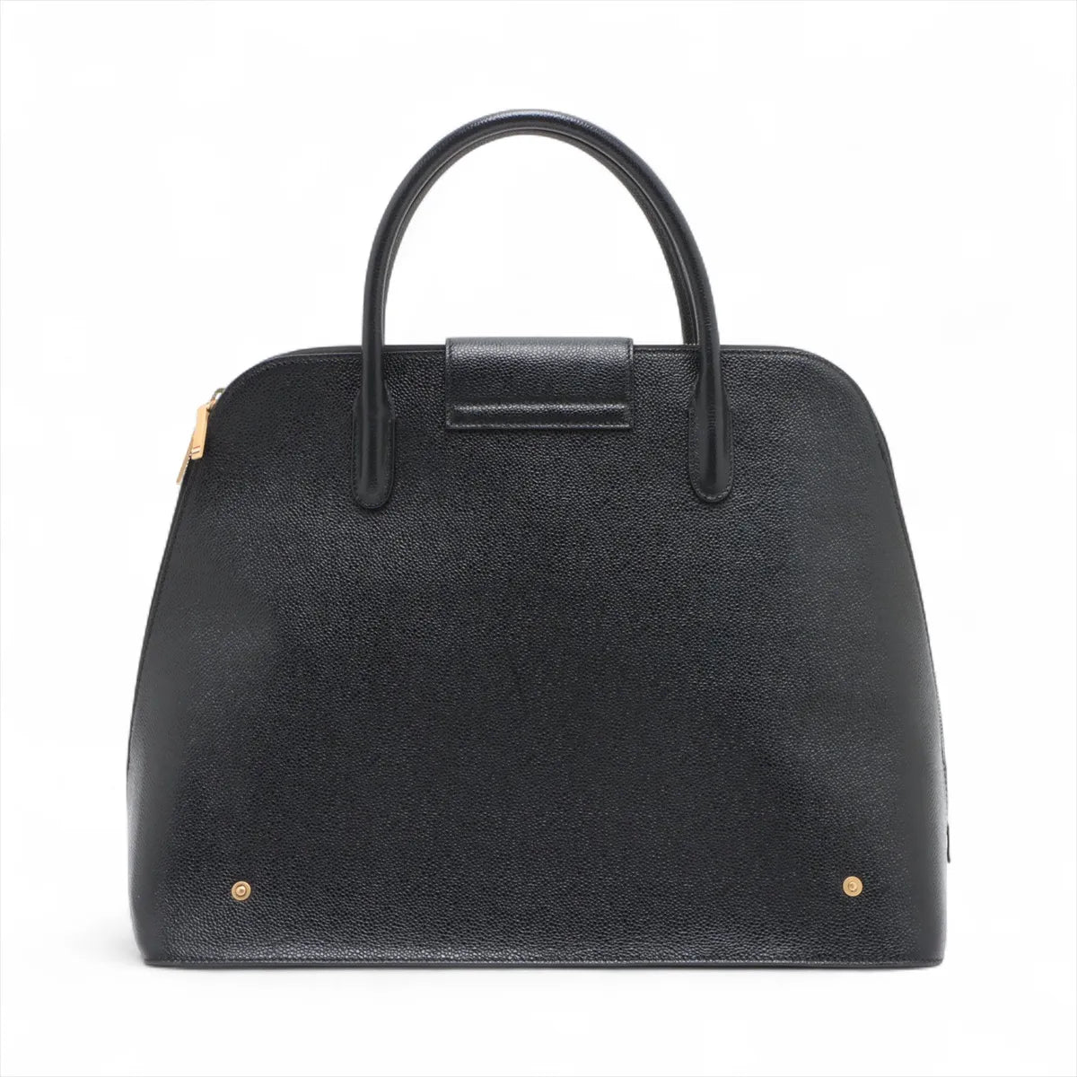 Thom Browne Leather Tote Bag Brown