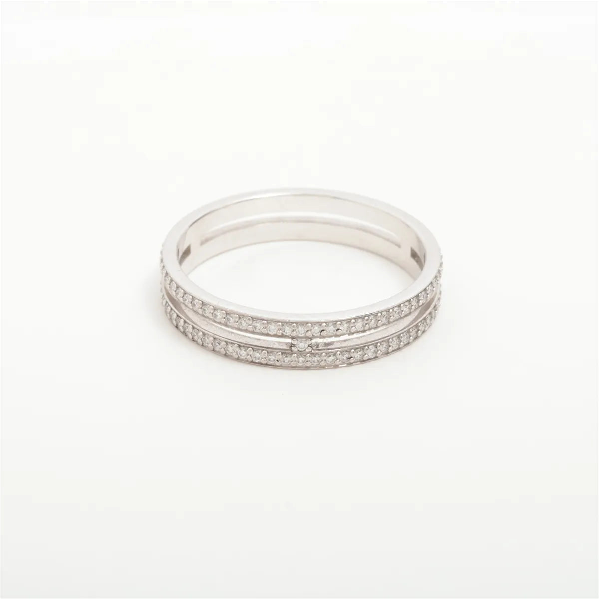 Hermes Ariane Diamond Ring White Gold