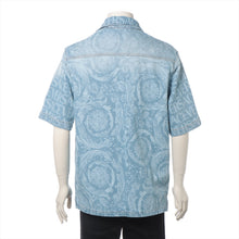 Load image into Gallery viewer, Versace Cotton Denim Shirt Blue