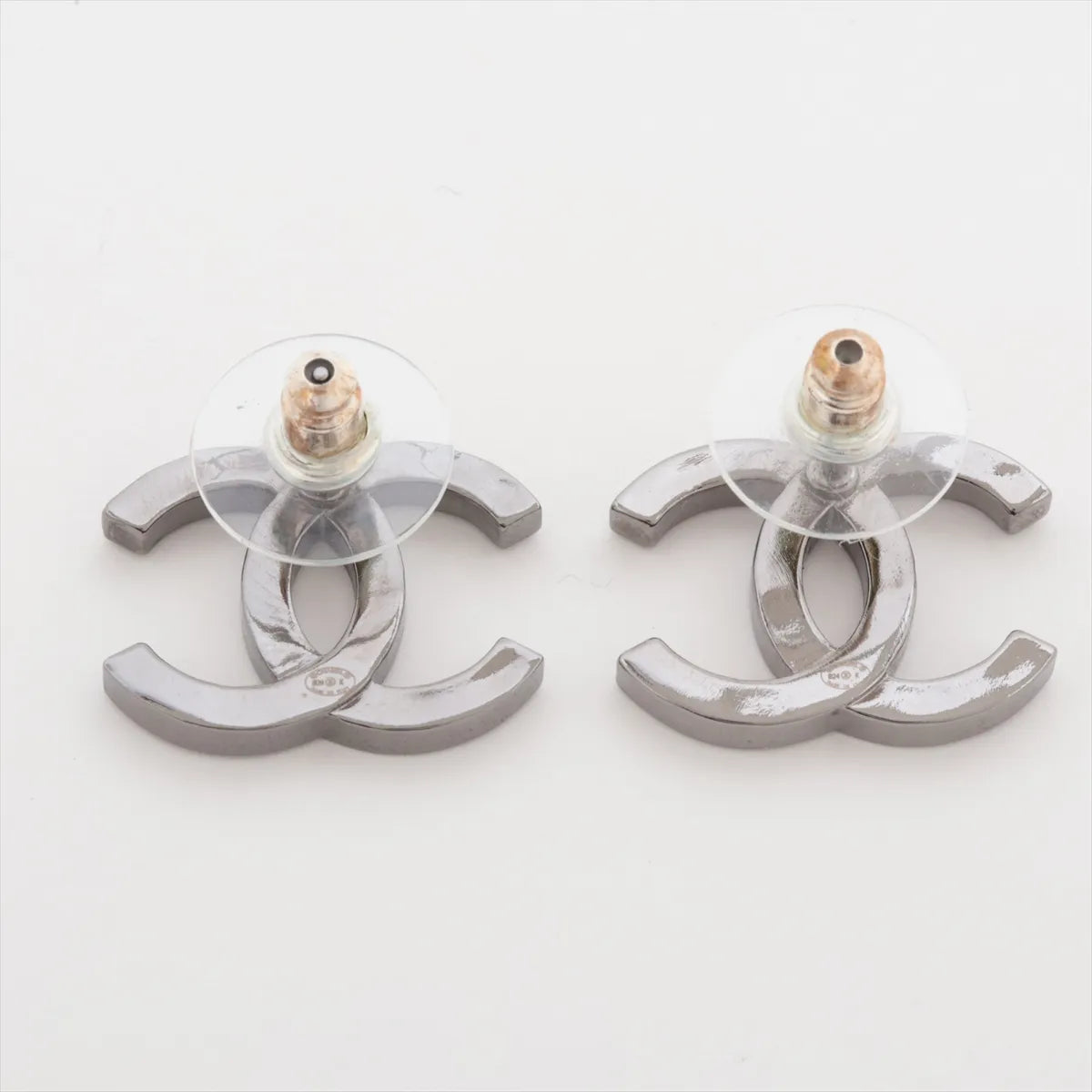 Chanel CC Logo Rhinestone Earring