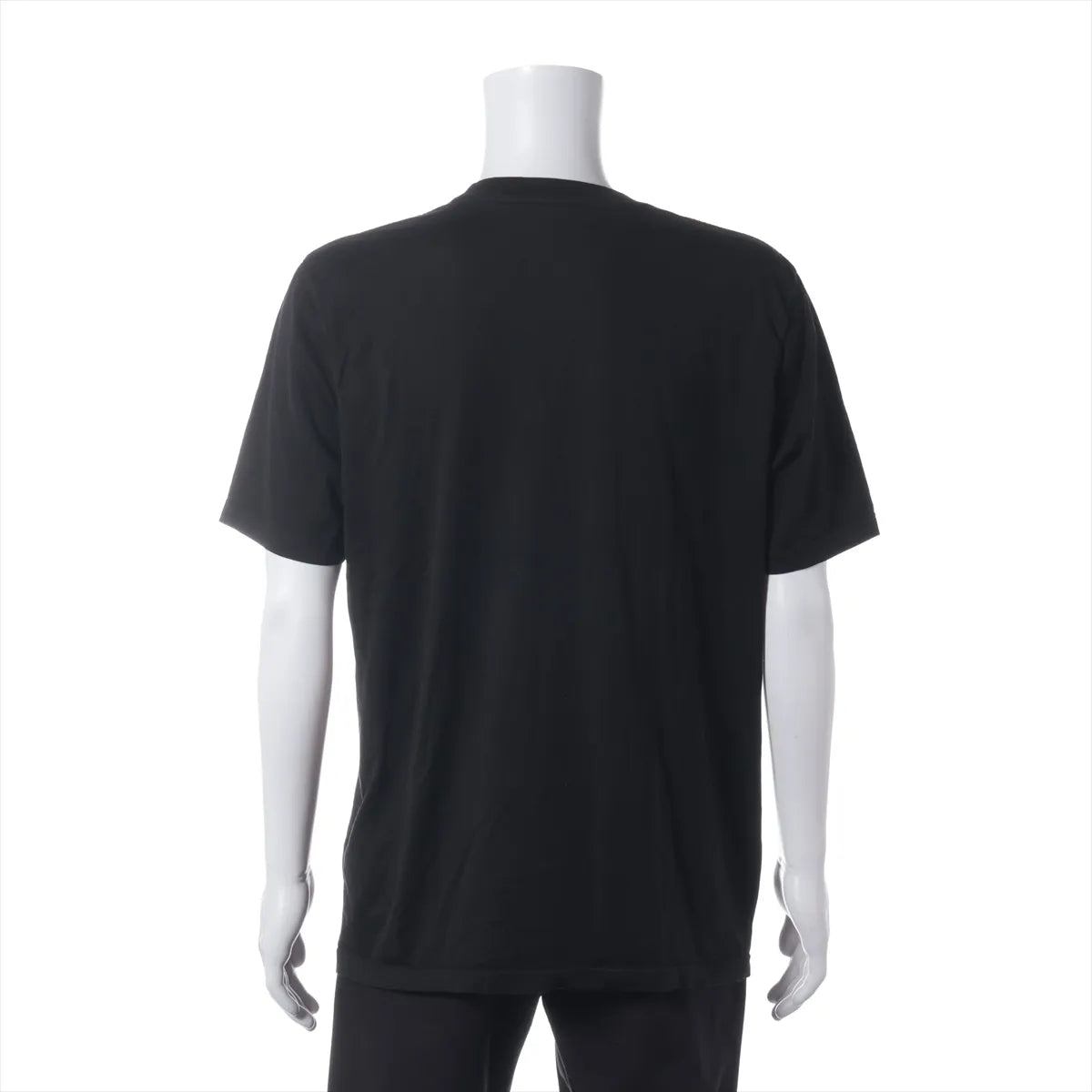 Louis Vuitton LV Round Logo Cotton T-shirt Black