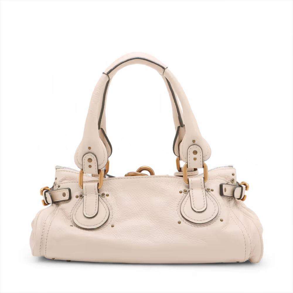 Chloe Paddington Leather Handbag Ivory
