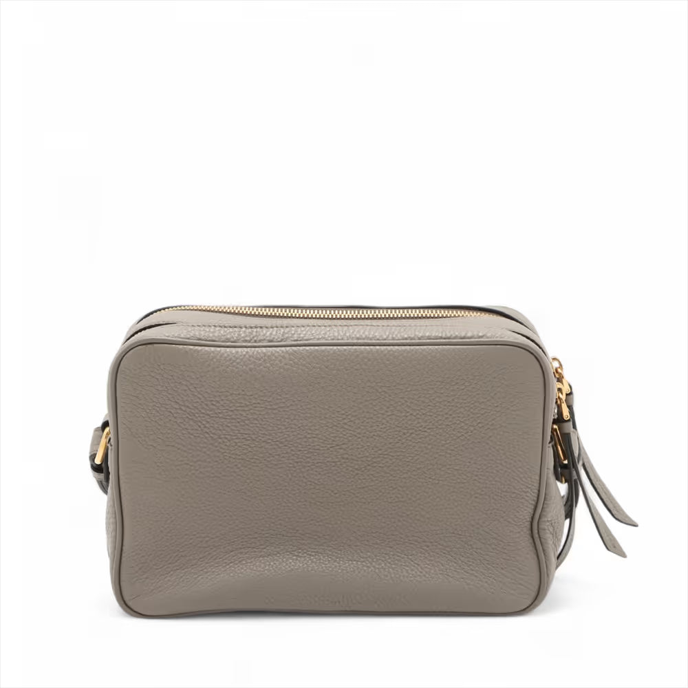 Prada Vitello Daino Leather Shoulder Bag Beige