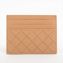 Load image into Gallery viewer, Bottega Veneta Intrecciato Leather Card Case Beige