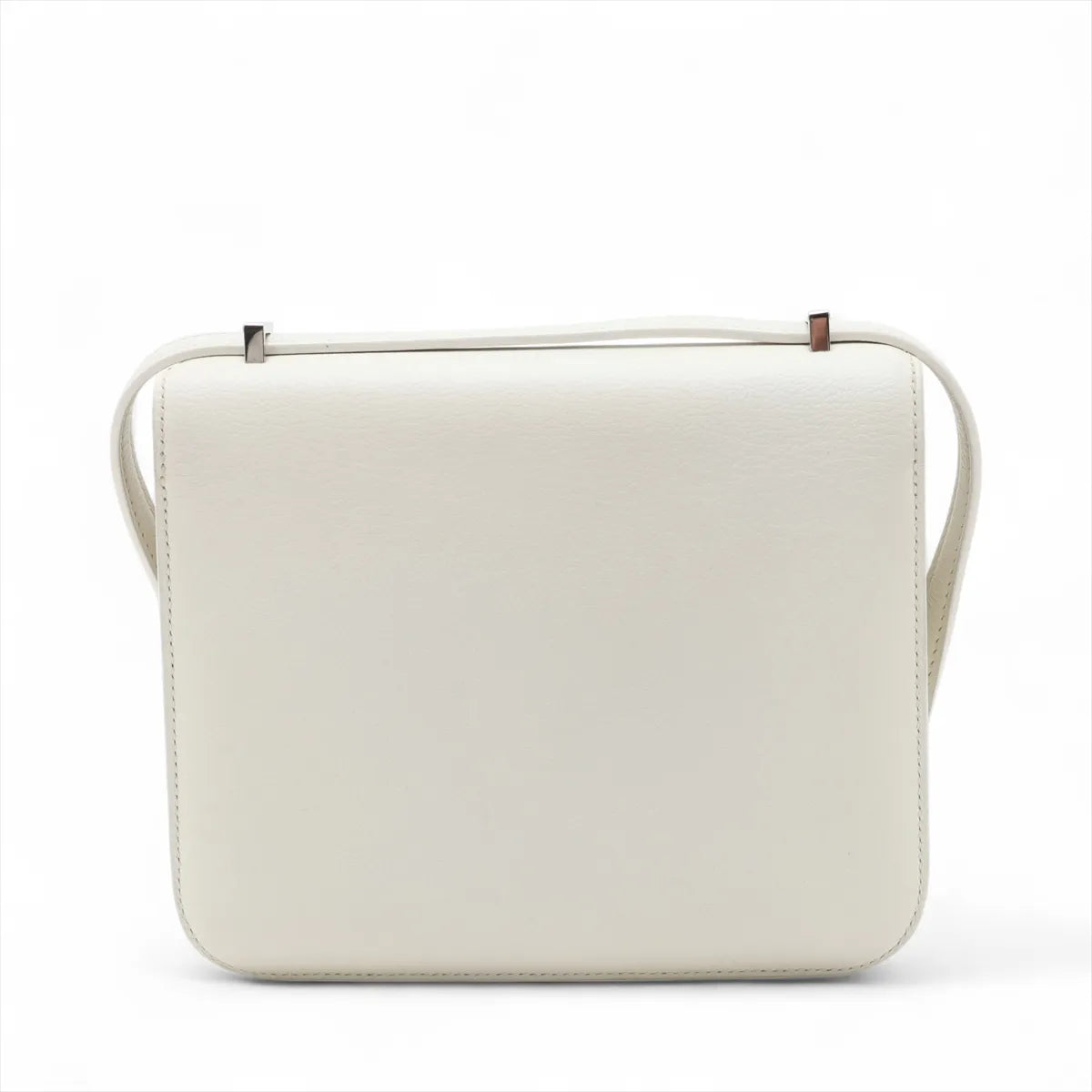 Hermes Constance III Mini 18 Optique Evercolor White
