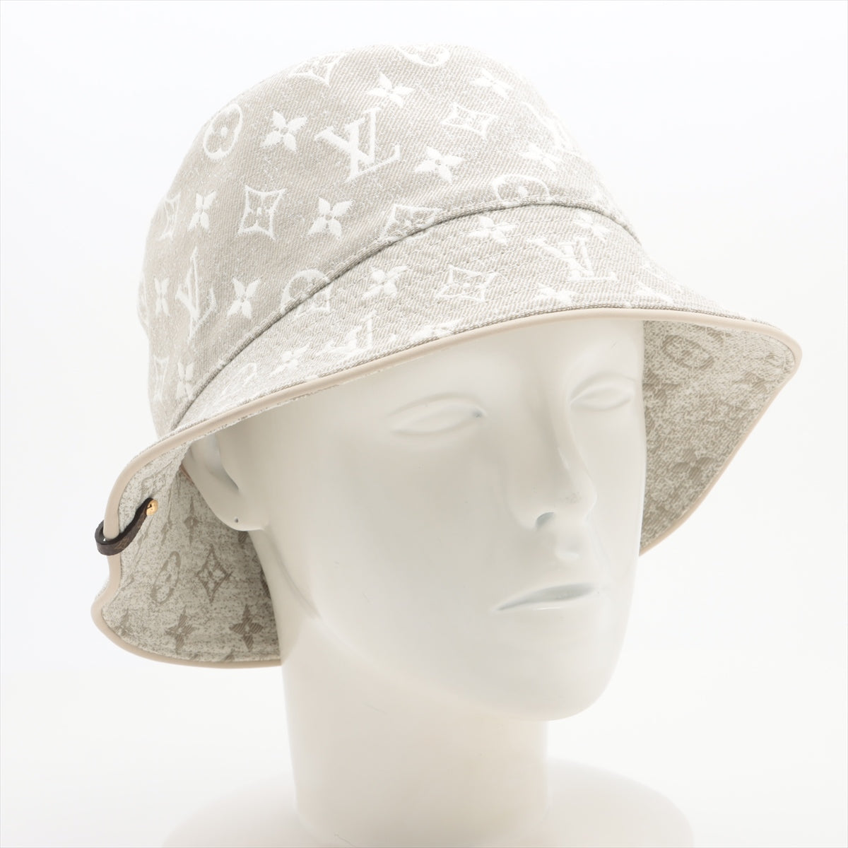 Louis Vuitton  Monogram Jacquard Denim Bucket Hat Greige