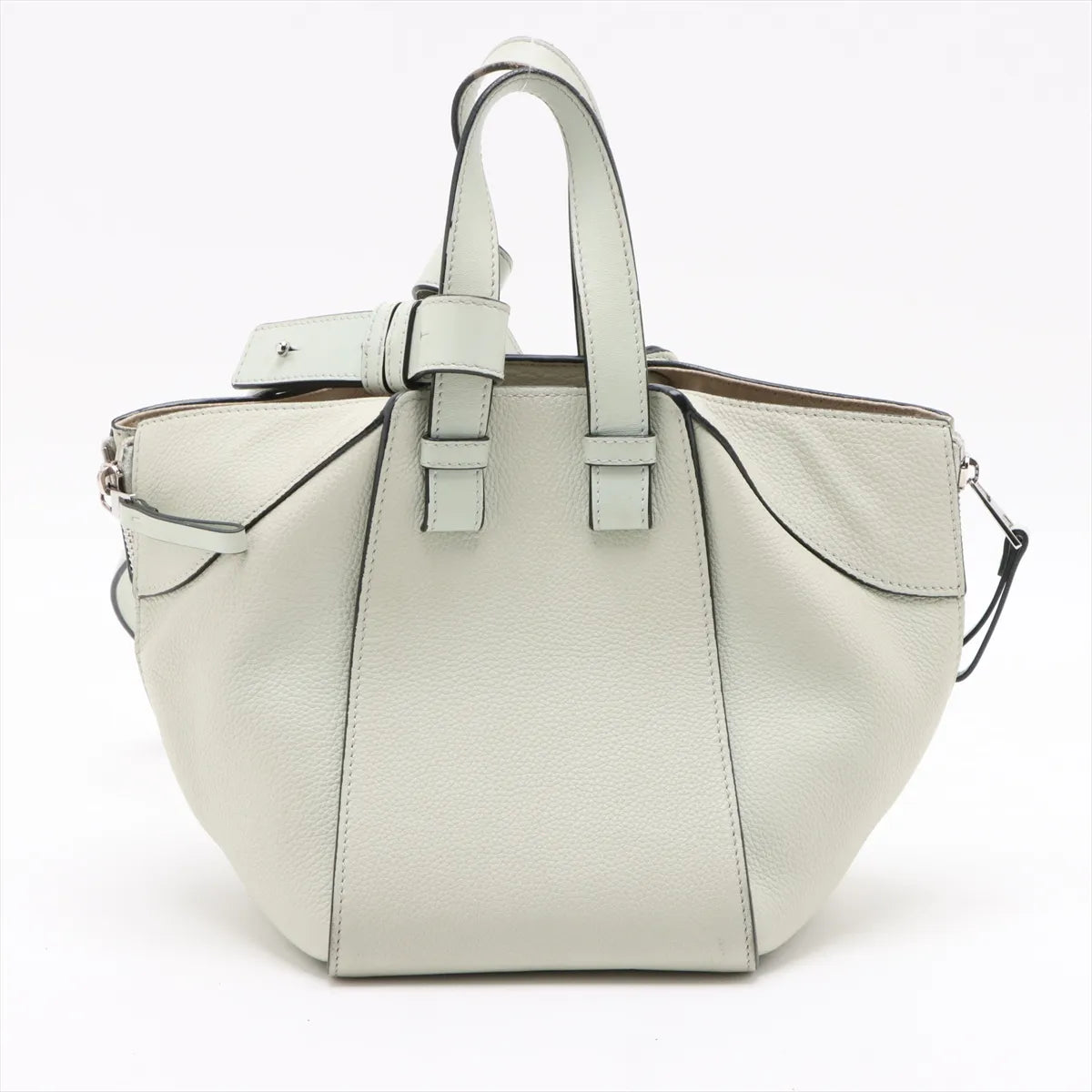 Loewe Hammock Small Leather Two-Way Handbag Green