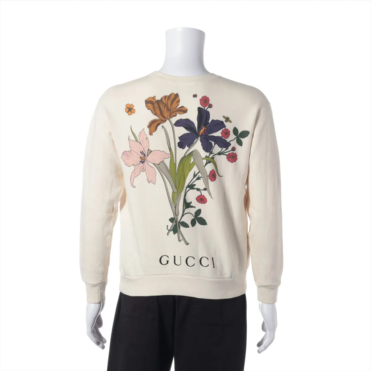 Gucci "Chateau Marmont Hollywood" Cotton Basic Knitted Sweater Cream