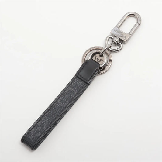 Louis Vuitton Monogram Graphite Slim Dragonne Keyring