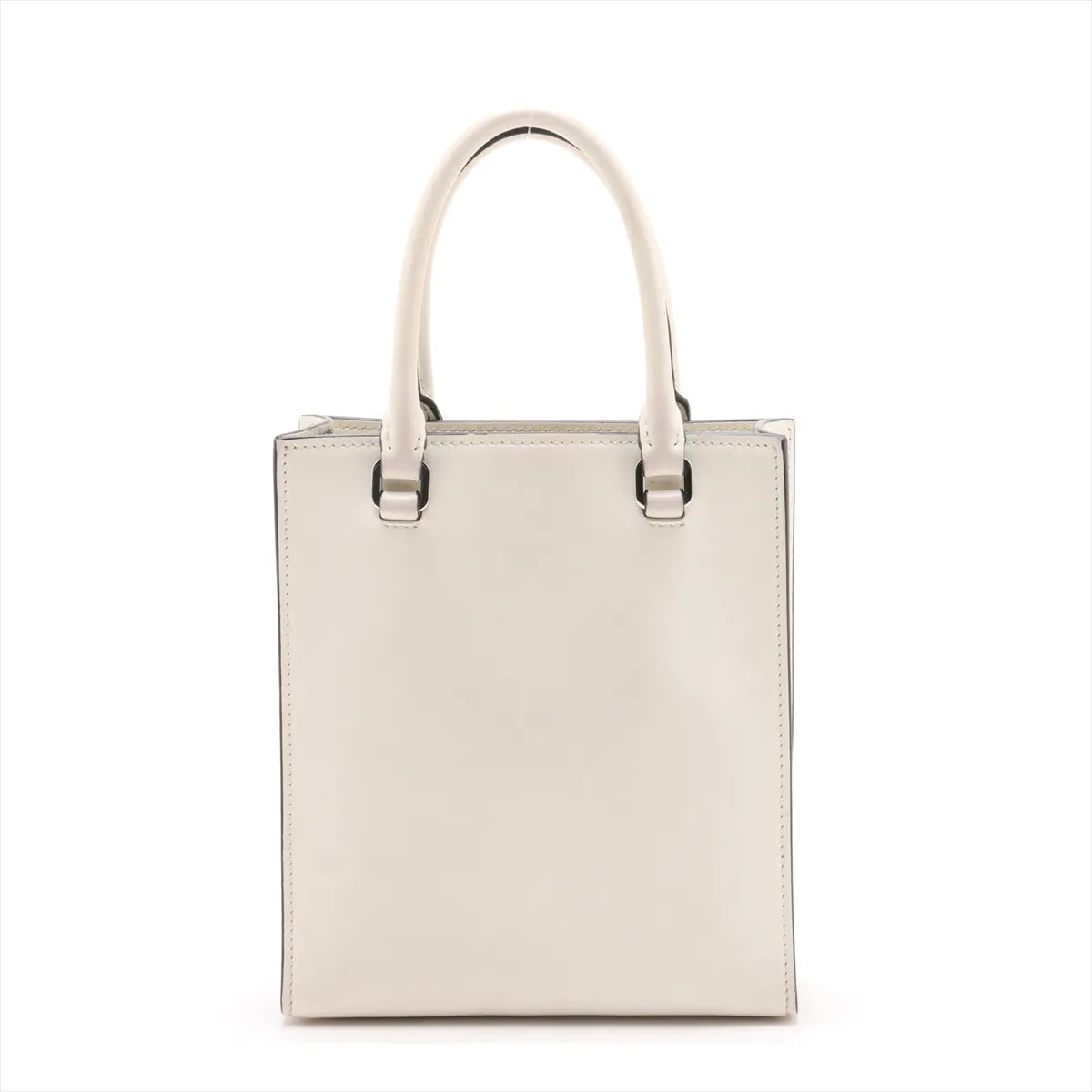 Prada Saffiano Leather Two-Way Handbag White
