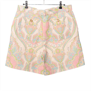 Buy Gucci Multicolor Cotton Linen Shorts