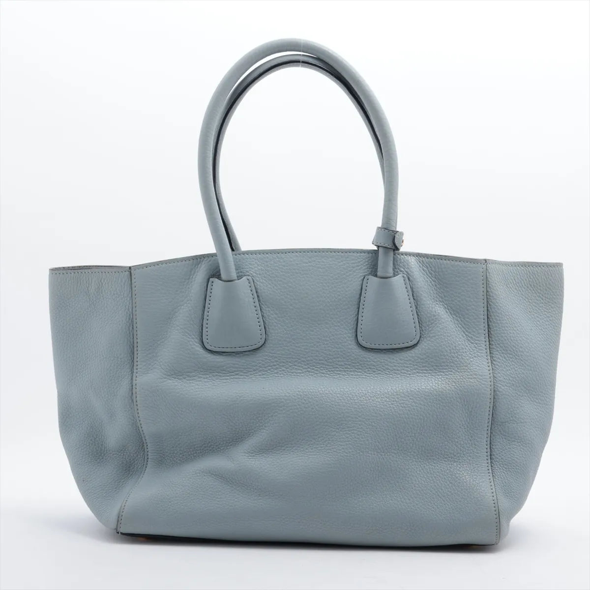Prada Leather Tote Bag Blue